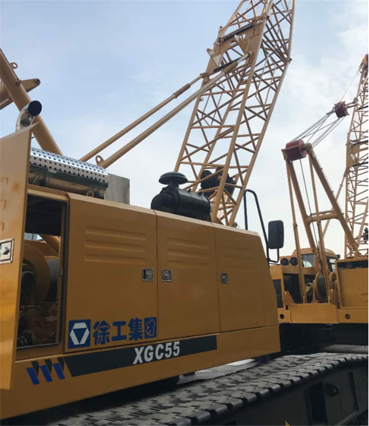 XCMG official 55 ton small crawler crane XGC55 crane crawler machine price